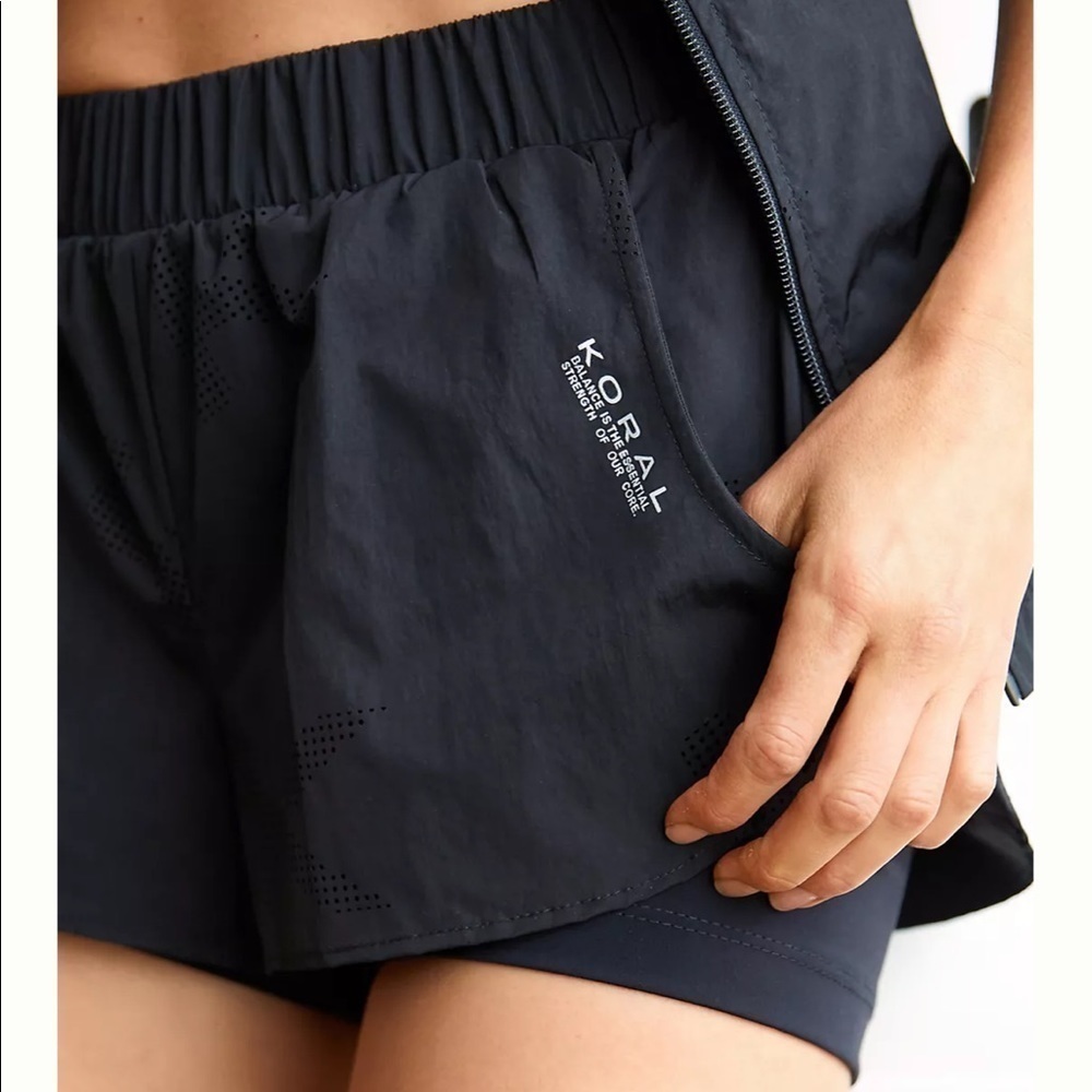Anthropologie Koral‎ Scout Double Layer Shorts